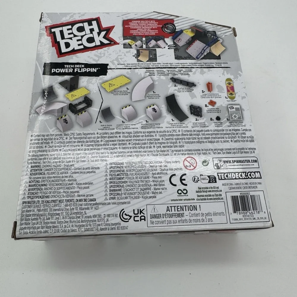 Tech Deck Lot 2‎ Power Flippin Disorder Pyramid Point Baker Skate Park Set